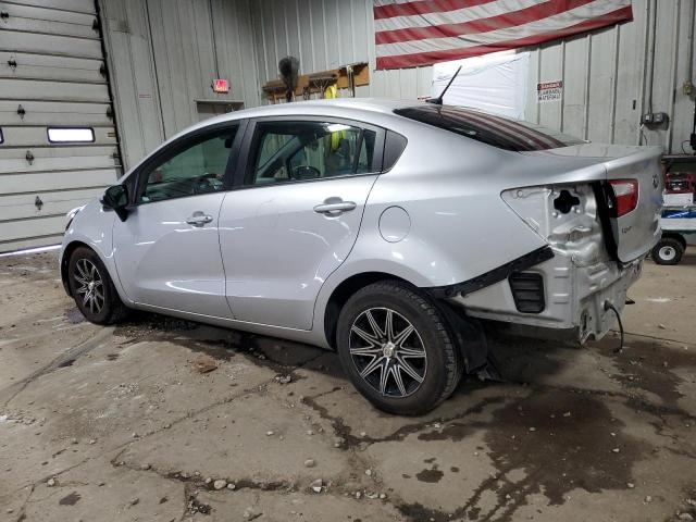 KNADM4A31G6620950 - 2016 KIA RIO LX SILVER photo 2