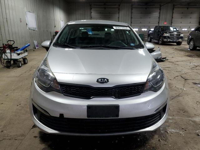 KNADM4A31G6620950 - 2016 KIA RIO LX SILVER photo 5