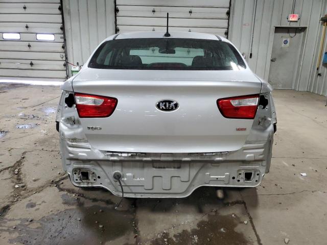 KNADM4A31G6620950 - 2016 KIA RIO LX SILVER photo 6