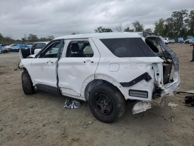 1FM5K8AWXNNA14348 - 2022 FORD EXPLORER POLICE INTERCEPTOR Білий фото 2