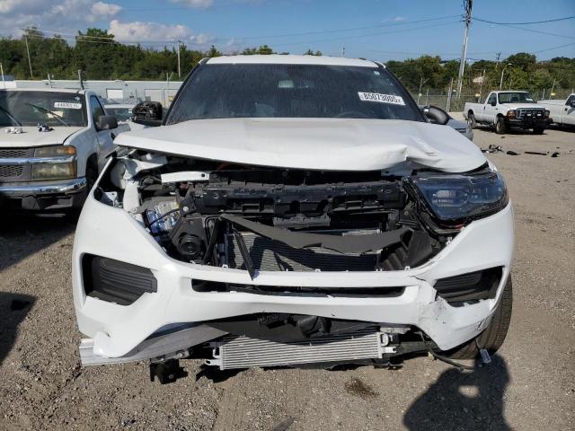 1FM5K8AW5NNA14175 - 2022 FORD EXPLORER POLICE INTERCEPTOR WHITE photo 5