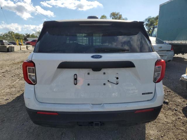 1FM5K8AW5NNA14175 - 2022 FORD EXPLORER POLICE INTERCEPTOR WHITE photo 6