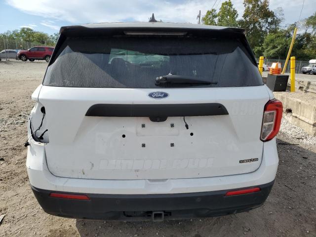 1FM5K8AW7NNA13674 - 2022 FORD EXPLORER POLICE INTERCEPTOR Սպիտակ լուսանկար 6