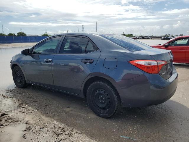 2T1BURHE7FC414957 - 2015 TOYOTA COROLLA L BLUE photo 2