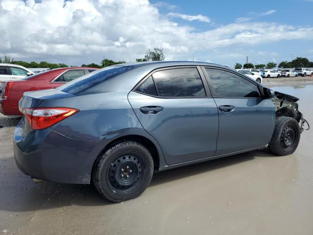 2T1BURHE7FC414957 - 2015 TOYOTA COROLLA L BLUE photo 3