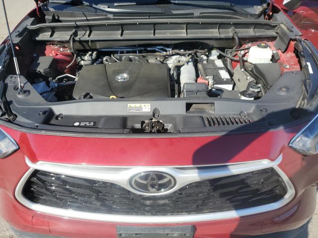 5TDGZRBH3NS560448 - 2022 TOYOTA HIGHLANDER XLE RED photo 12