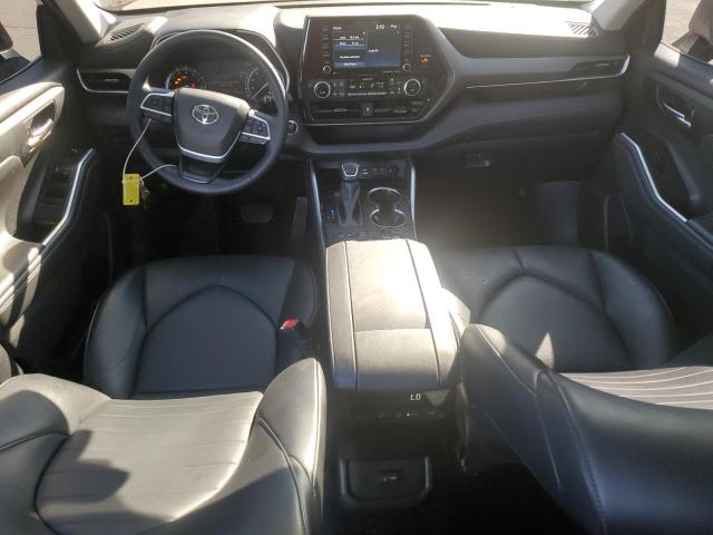 5TDGZRBH3NS560448 - 2022 TOYOTA HIGHLANDER XLE RED photo 8