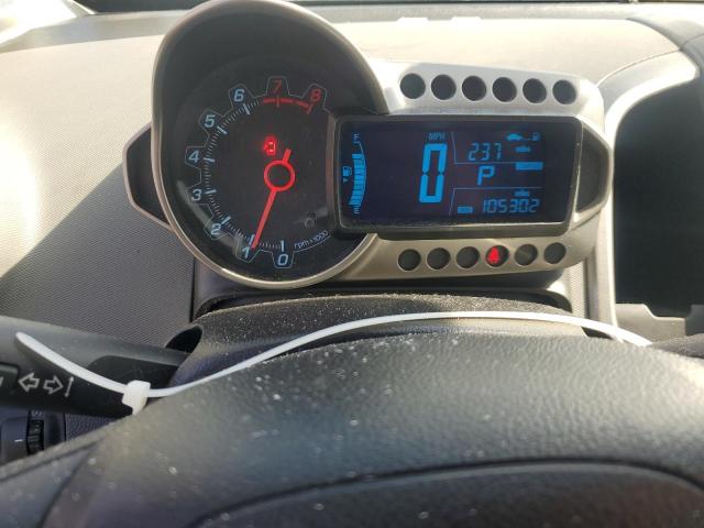 1G1JC6SH0C4122199 - 2012 CHEVROLET SONIC LT Biały zdjęcie 9