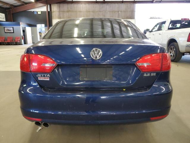 3VWDP7AJ5CM351286 - 2012 VOLKSWAGEN JETTA SE BLUE photo 6