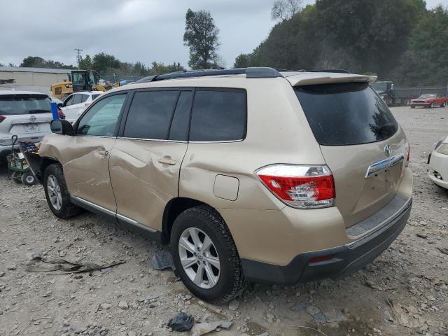 5TDBK3EH4DS180430 - 2013 TOYOTA HIGHLANDER BASE Beige photo 2
