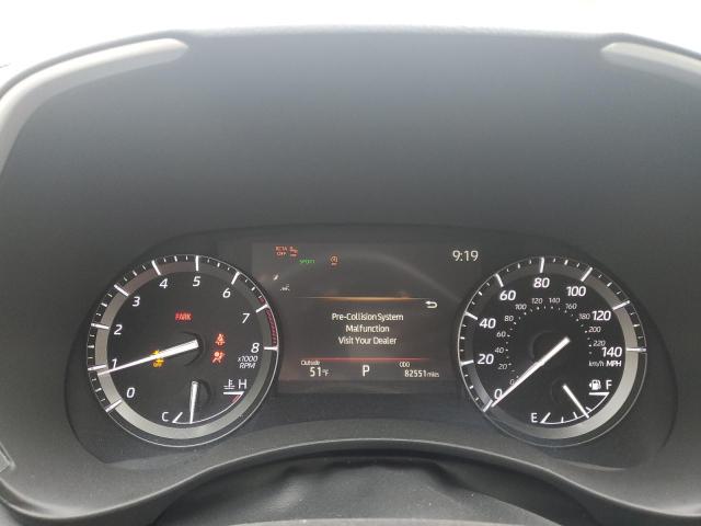 5TDGZRBH9LS000401 - 2020 TOYOTA HIGHLANDER XLE SILVER photo 9