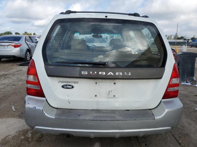 JF1SG67645H724077 - 2005 SUBARU FORESTER 2.5XS LL BEAN WHITE photo 6