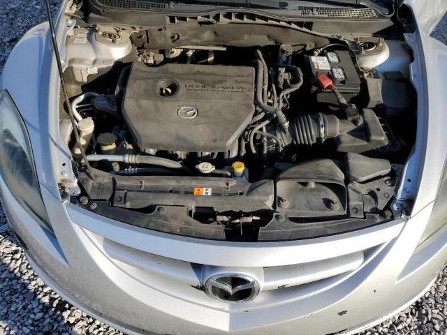1YVHZ8DH8C5M11106 - 2012 MAZDA 6 I SILVER photo 11