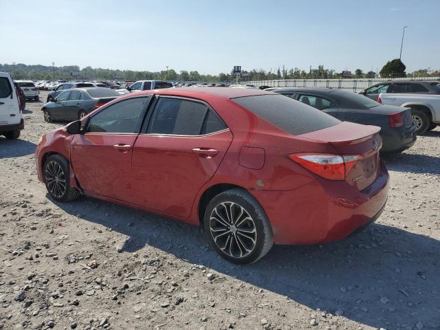 2T1BURHE0EC120637 - 2014 TOYOTA COROLLA L Czerwony zdjęcie 2