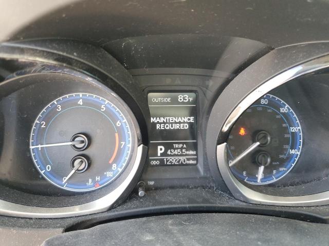 2T1BURHE0EC120637 - 2014 TOYOTA COROLLA L Czerwony zdjęcie 9