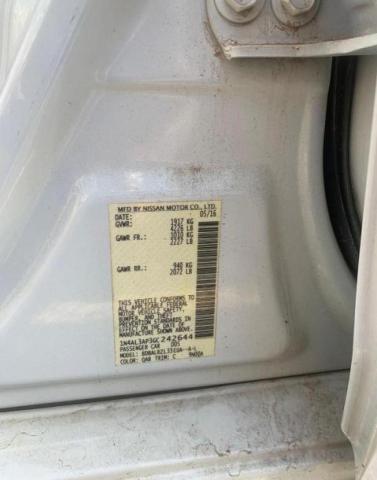 1N4AL3AP3GC242644 - 2016 NISSAN ALTIMA 2.5 CREAM photo 10