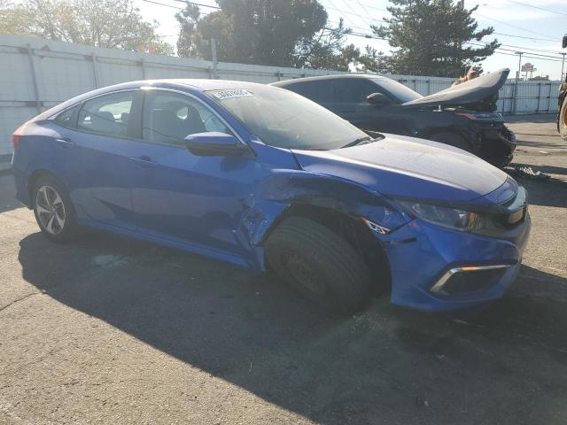 19XFC2F68LE027158 - 2020 HONDA CIVIC LX BLUE photo 4