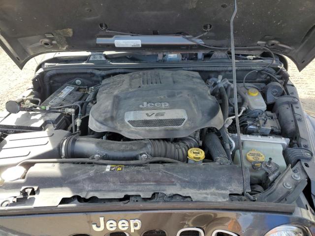 1C4BJWEG4HL733001 - 2017 JEEP WRANGLER U SAHARA GRAY photo 12