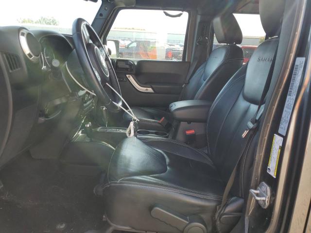 1C4BJWEG4HL733001 - 2017 JEEP WRANGLER U SAHARA GRAY photo 7