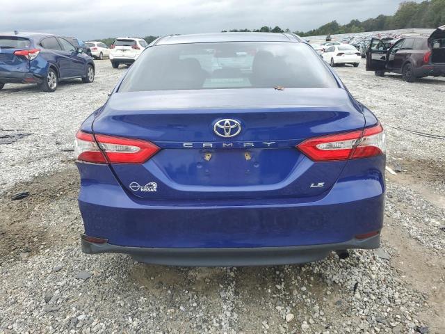 4T1B11HK8JU586728 - 2018 TOYOTA CAMRY L BLUE photo 6