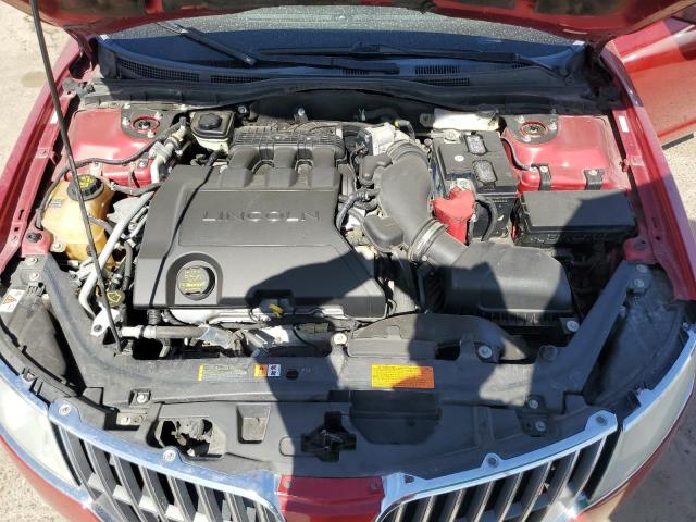 3LNHL2GC3CR822765 - 2012 LINCOLN MKZ RED photo 11