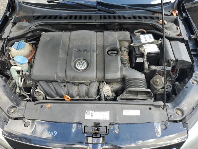 3VWDP7AJ5CM349957 - 2012 VOLKSWAGEN JETTA SE BLACK photo 11