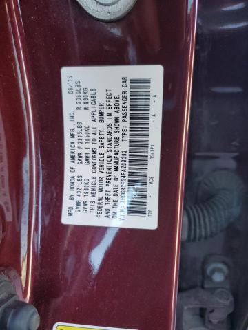 1HGCR2F54FA209392 - 2015 HONDA ACCORD SPORT MAROON photo 12
