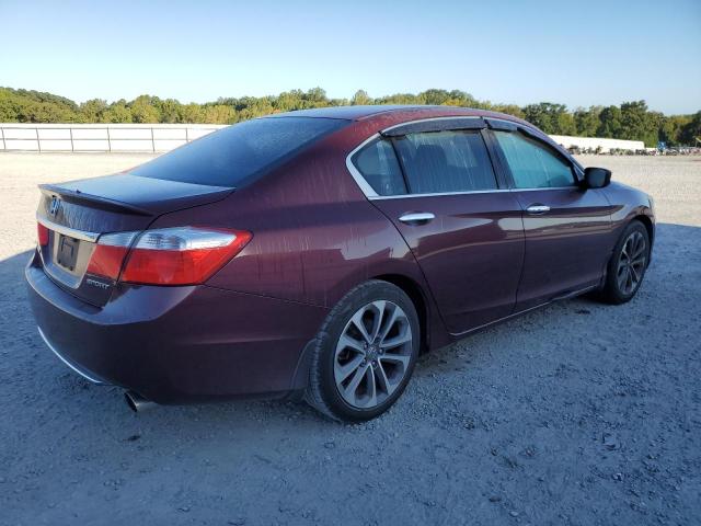 1HGCR2F54FA209392 - 2015 HONDA ACCORD SPORT MAROON photo 3