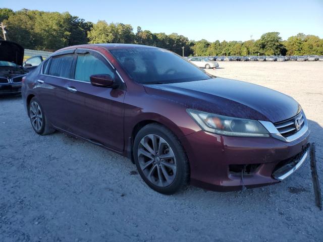 1HGCR2F54FA209392 - 2015 HONDA ACCORD SPORT MAROON photo 4