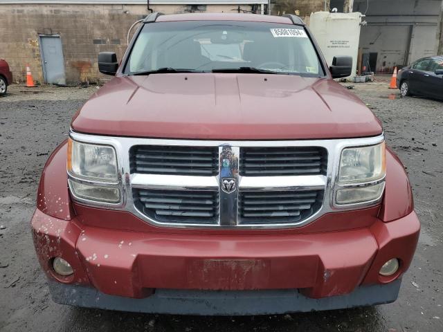 1D8GU58K27W669546 - 2007 DODGE NITRO SLT BURGUNDY photo 5