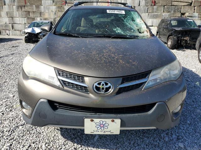 2T3RFREV4DW020798 - 2013 TOYOTA RAV4 XLE ნაცრისფერი ფოტო 5