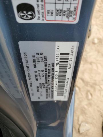 JM1BM1W77F1232413 - 2015 MAZDA 3 GRAND TOURING BLUE photo 12