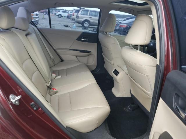 1HGCR2F89HA292301 - 2017 HONDA ACCORD EXL BURGUNDY photo 10