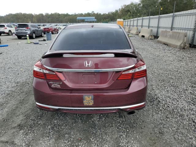 1HGCR2F89HA292301 - 2017 HONDA ACCORD EXL BURGUNDY photo 6