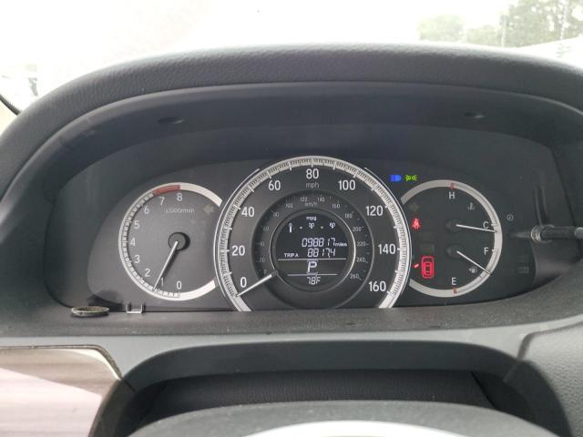 1HGCR2F89HA292301 - 2017 HONDA ACCORD EXL BURGUNDY photo 9