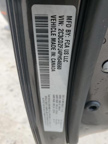 2C3CDZFJ4PH546560 - 2023 DODGE CHALLENGER R/T SCAT PACK GRAY photo 12