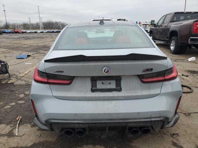 WBS43AY03PFP32559 - 2023 BMW M3 COMPETITION GRAY photo 6
