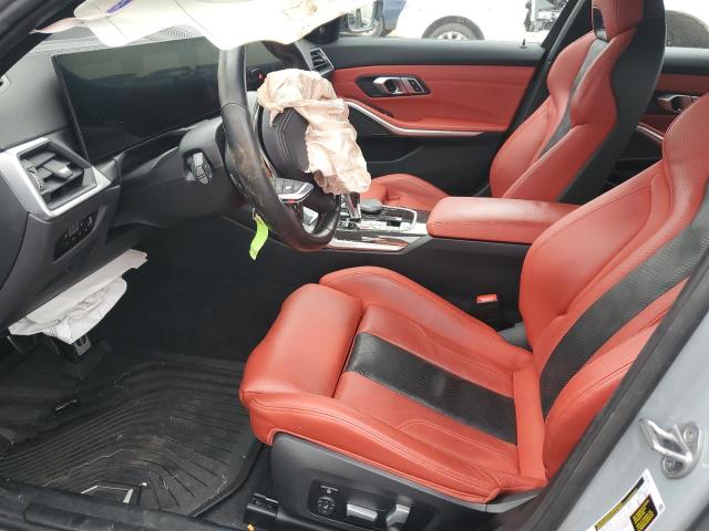 WBS43AY03PFP32559 - 2023 BMW M3 COMPETITION GRAY photo 7