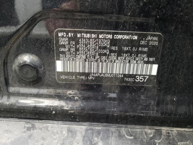 JA4APUAU5MU011044 - 2021 MITSUBISHI OUTLANDER ES BLACK photo 14