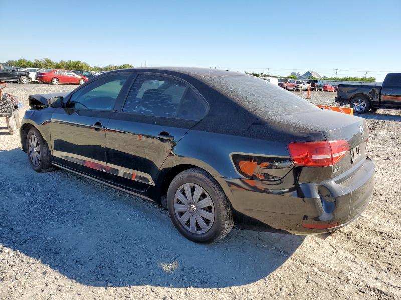 3VW2K7AJ5FM419614 - 2015 VOLKSWAGEN JETTA BASE BLACK photo 2