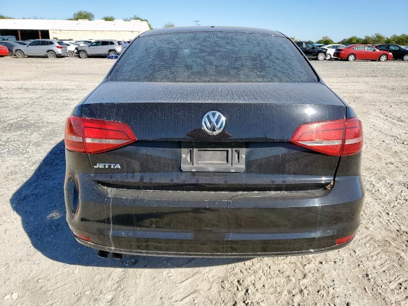 3VW2K7AJ5FM419614 - 2015 VOLKSWAGEN JETTA BASE BLACK photo 6