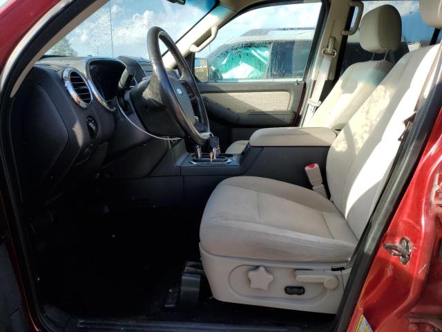 1FMEU73E68UB33338 - 2008 FORD EXPLORER XLT წითელი ფოტო 7