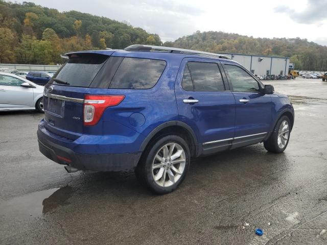 1FM5K8D82FGB08842 - 2015 FORD EXPLORER XLT BLUE photo 3