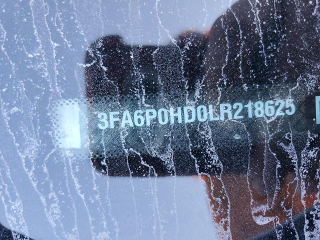 3FA6P0HD0LR218625 - 2020 FORD FUSION SE WHITE photo 12