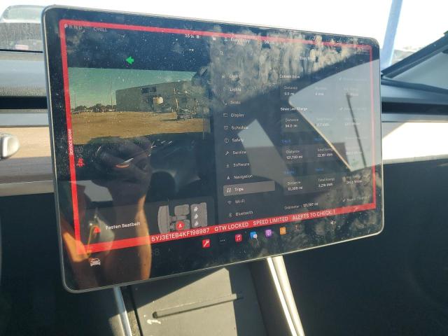 5YJ3E1EB4KF198987 - 2019 TESLA MODEL 3 Черный фото 9