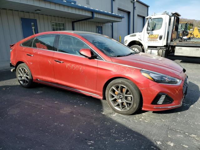 5NPE34AB6JH727457 - 2018 HYUNDAI SONATA SPORT Kırmızı fotoğraf 4