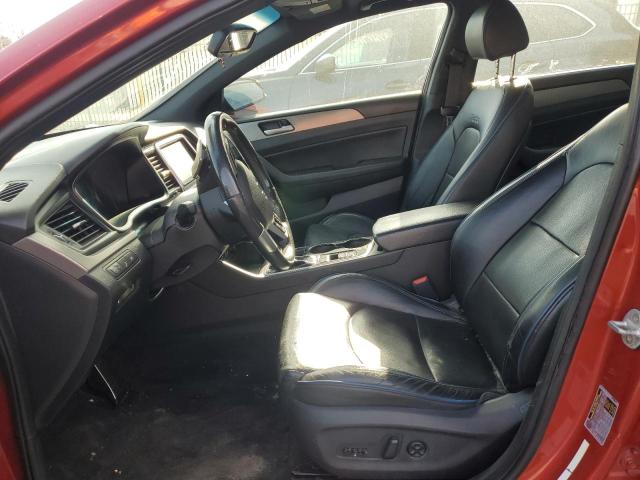 5NPE34AB6JH727457 - 2018 HYUNDAI SONATA SPORT Kırmızı fotoğraf 7