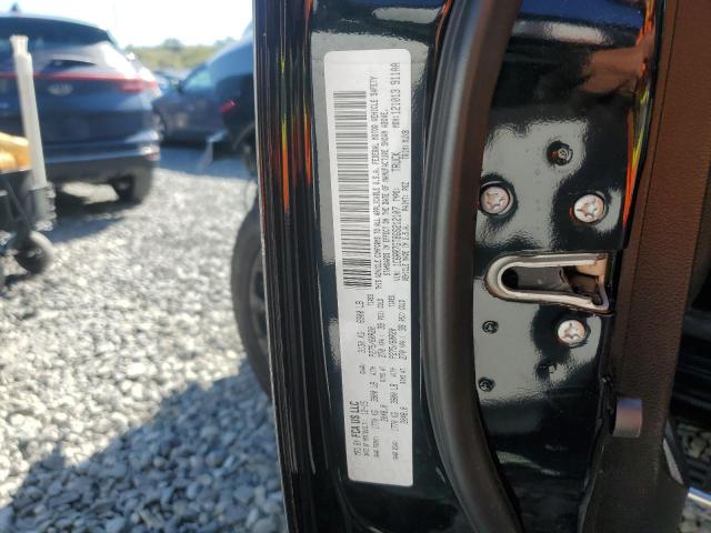 1C6RR7GT8GS212107 - 2016 RAM 1500 SLT BLACK photo 12