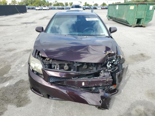 JTKDE167X80257703 - 2008 TOYOTA SCION TC BURGUNDY photo 5