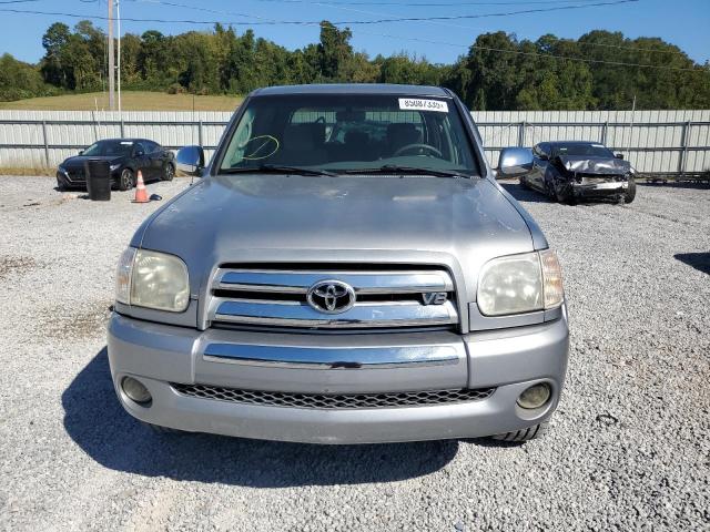 5TBET34185S468377 - 2005 TOYOTA TUNDRA DOUBLE CAB SR5 SILVER photo 5